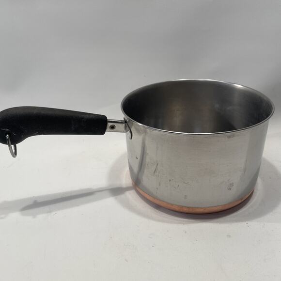 Revere Ware 1801 Stainless Steel Tri Ply bottom 3 Qt 96b Sauce Pan Pot - No Lid - Picture 1 of 6